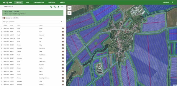 Hromadně vytvořen&eacute; linie pro celou farmu