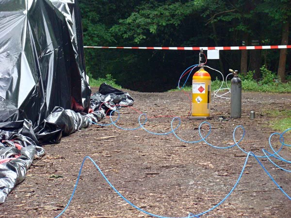 Asanace skl&aacute;dky fumigac&iacute; plynem EDN