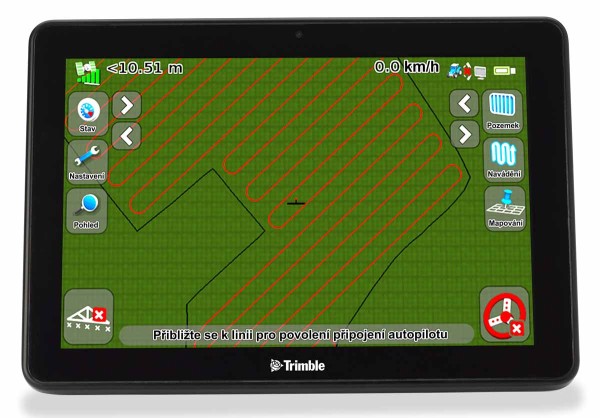 Obr. 2 Optimalizace tras pojezdu po pozemku je souč&aacute;st&iacute; servisu