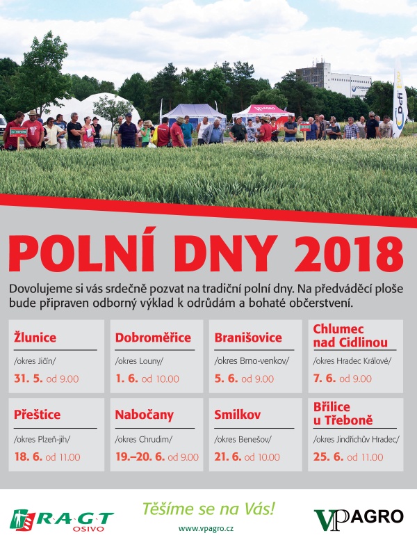 POLNÍ DNY 2018 VP AGRO POLNÍ DNY 2018 VP AGRO