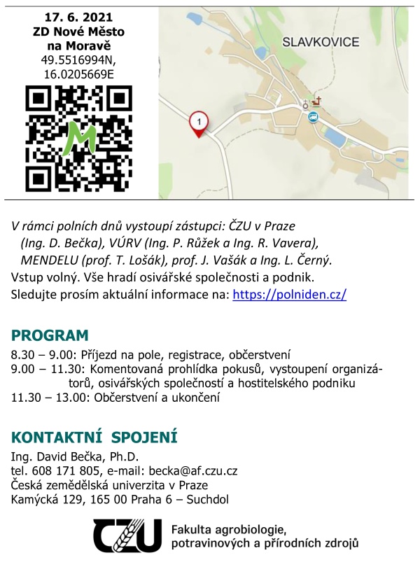 POLN&Iacute; DNY s&nbsp;odrůdami řepky ozim&eacute;