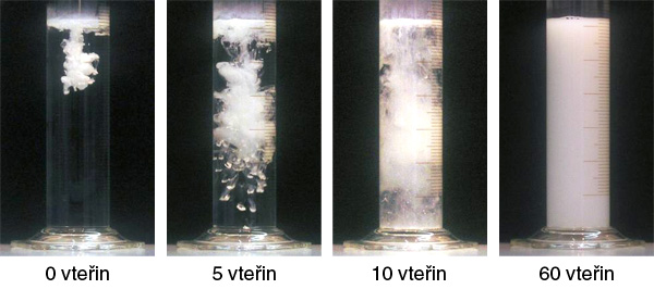 Obr. 1: Uk&aacute;zka rozpustnosti př&iacute;pravku Orvego&reg;