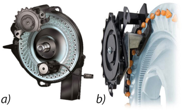 Obr. 1: Nov&eacute; podtlakov&eacute; v&yacute;sevn&iacute; &uacute;stroj&iacute; Kinze je velmi přesn&eacute;, jednoduch&eacute; a&nbsp;nově i&nbsp;s elektropohony (a), mechanizmus pro singulaci semen (b) pracuje univerz&aacute;lně s&nbsp;různ&yacute;mi plodinami -od kukuřice po řepku