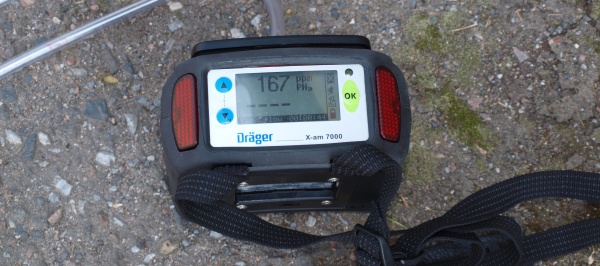 Měřen&iacute; koncentrace fosforovod&iacute;ku v&nbsp;průběhu fumigace