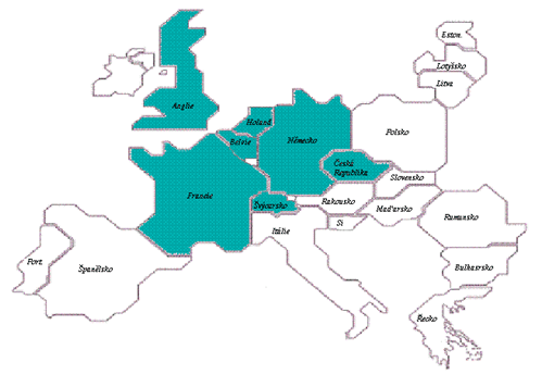 Výskyt rezistentních populací starčeku obecného v Evropě